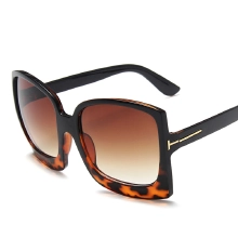 Retro Bag Flower Leopard Color Sunglasses Fashion Female Street Shooting Catwalk Glasses - ShopShipShake