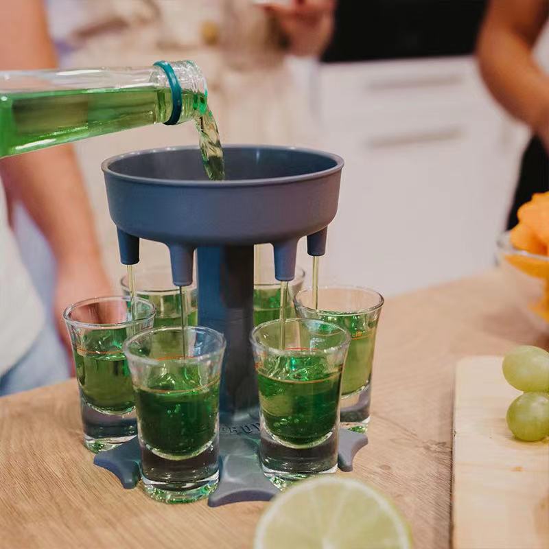 Six-cup Wine Dispenser Party Beer Beverage Dispenser Pour Dispenser