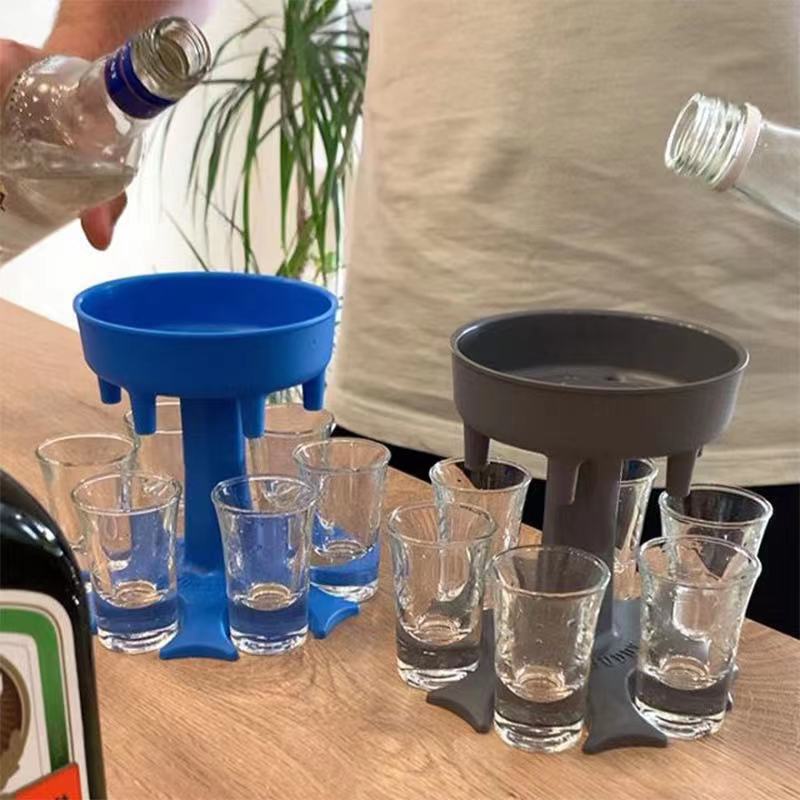 Six-cup Wine Dispenser Party Beer Beverage Dispenser Pour Dispenser
