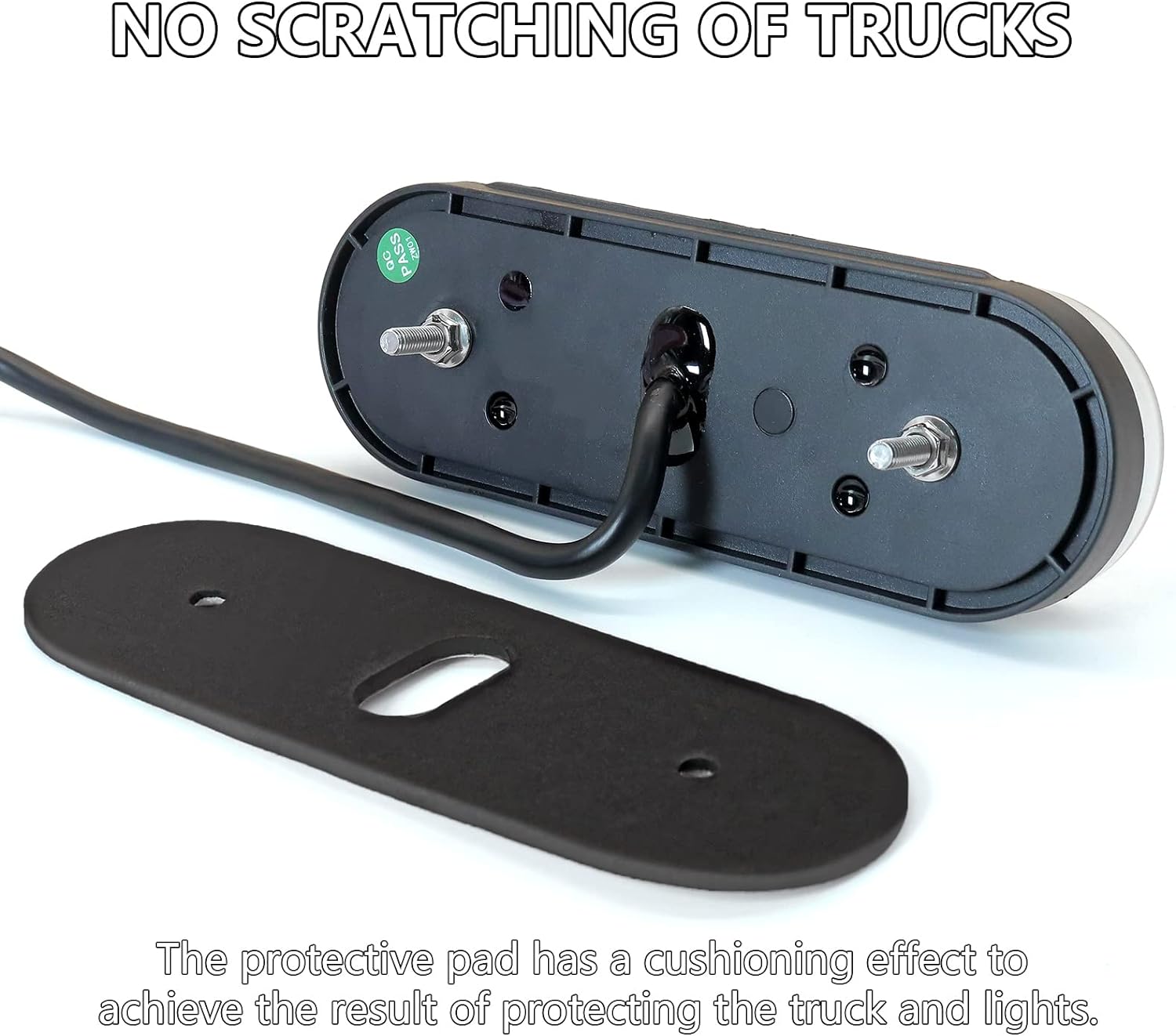 Agrieyes 6 Inch Trailer Tail Lights, Oval Utility Trailer Light, Boat Trailer Lights Led Submersible Kit with Brake, Turning Signal, Reverse Light, DOT Compliant